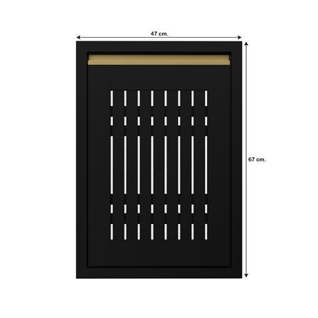 บานซิงค์เดี่ยวระแนง JUPITER JUVENTAS 47x67 ซม. สีดำ_3