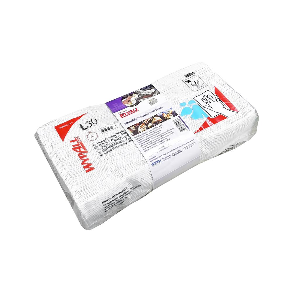 กระดาษเช็ดน้ำมัน KIMBERLY CLARK รุ่น 55-528081 สีขาว (แพ็ก 100 แผ่น)