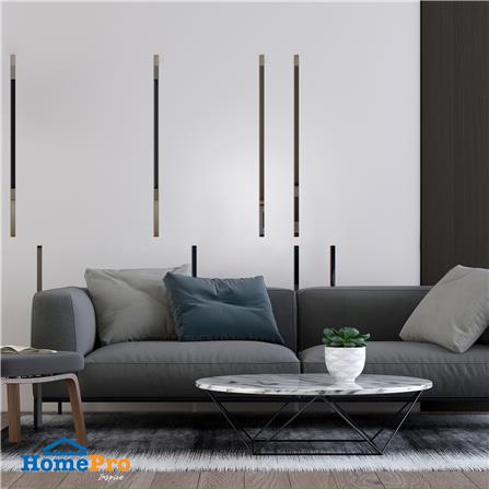 สติ๊กเกอร์ DIY HOME LIVING STYLE AC 2x50 ซม. สีดำ (แพ็ก 10 ชิ้น)_3