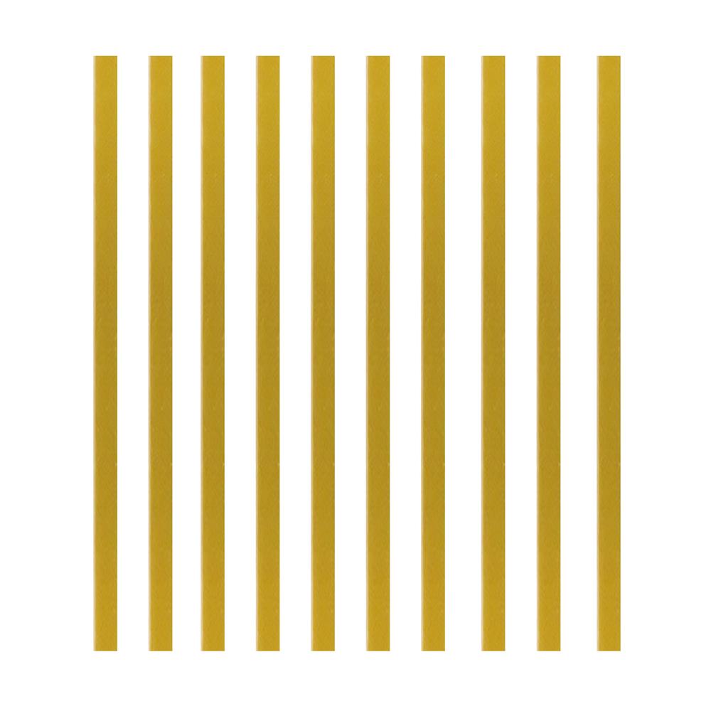 สติ๊กเกอร์ DIY HOME LIVING STYLE AC 2x50 ซม. สีทอง (แพ็ก 10 ชิ้น)