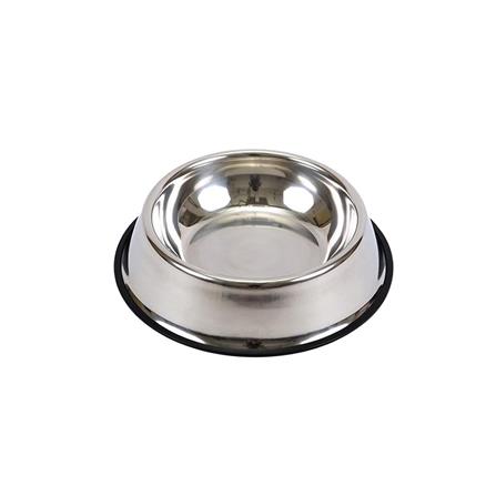 ชามอาหารสัตว์เลี้ยง กันลื่น PETUS 22 ซม. สีแสตนเลส_0