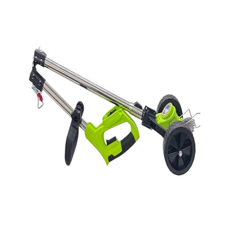 เครื่องเล็มหญ้าไร้สาย ล้อพับได้ (พร้อมแบตเตอรี่) TAKARA 21 โวลต์_1