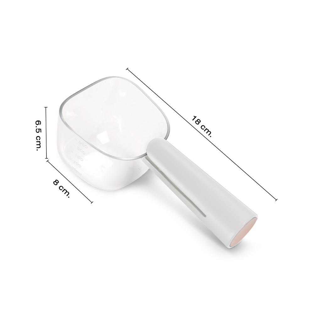 ช้อนตักอาหารสัตว์เลี้ยง PETUS สีขาว