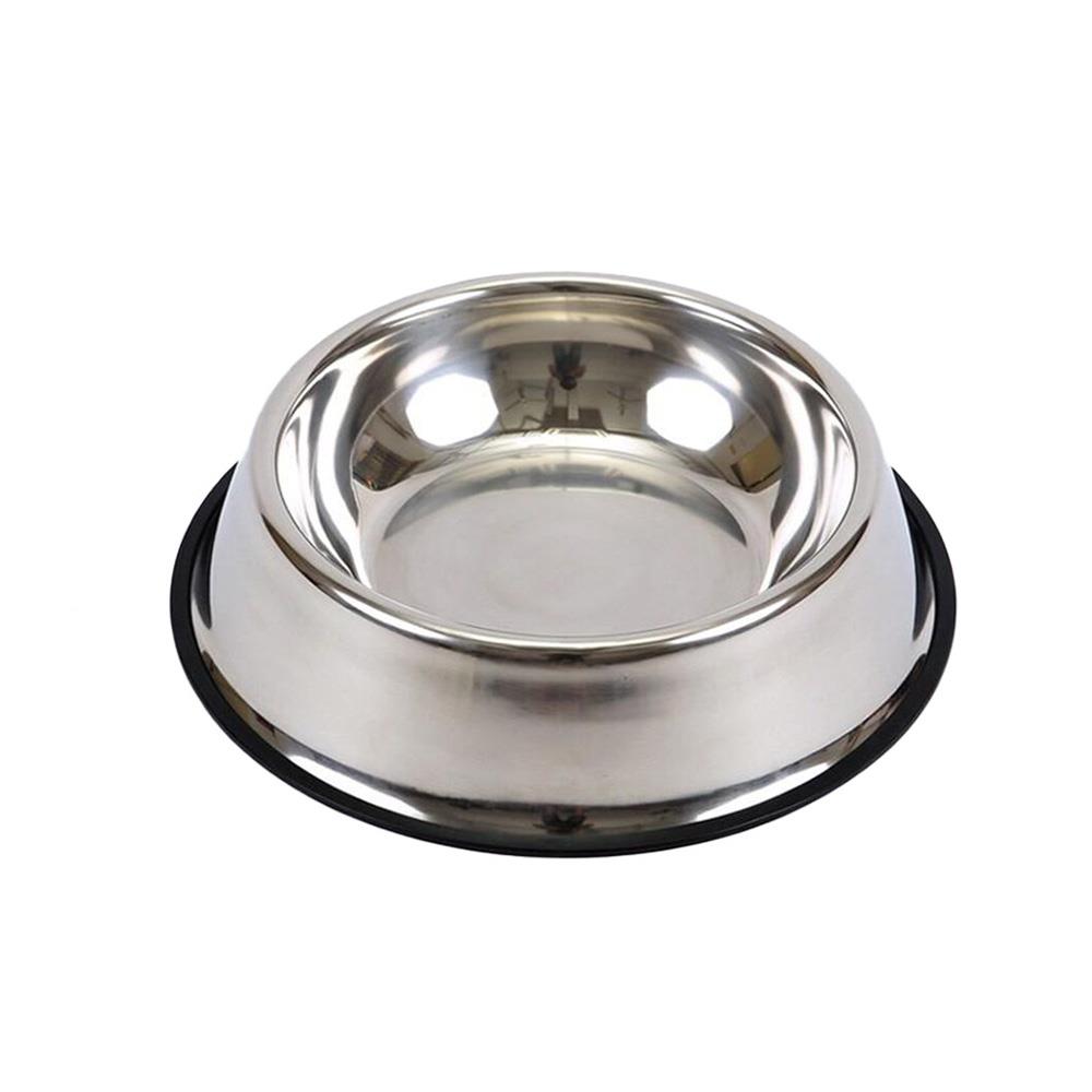 ชามอาหารสัตว์เลี้ยง กันลื่น PETUS 30 ซม. สีแสตนเลส