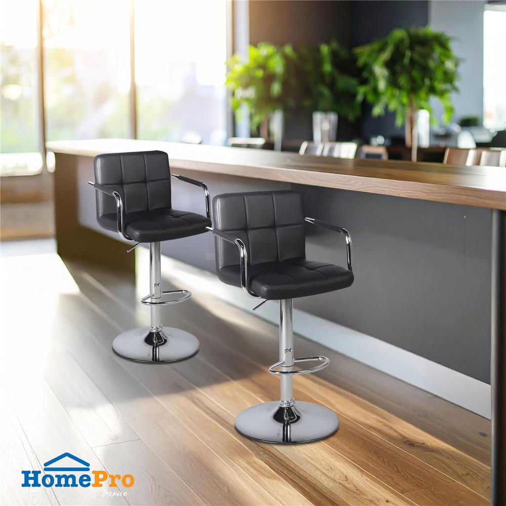 เก้าอี้บาร์ FURDINI MERLIN สีดำ