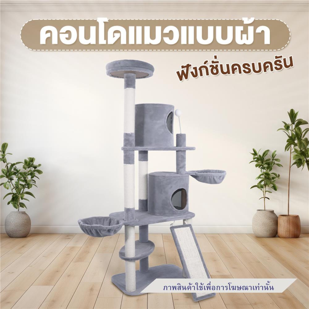 คอนโดแมว แบบผ้า PETUS P174 99X60 ซม.