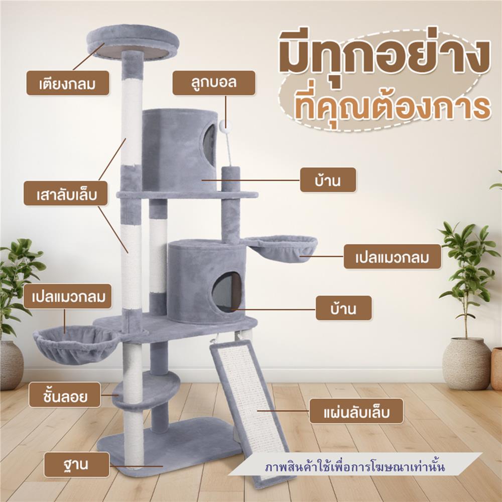 คอนโดแมว แบบผ้า PETUS P174 99X60 ซม.