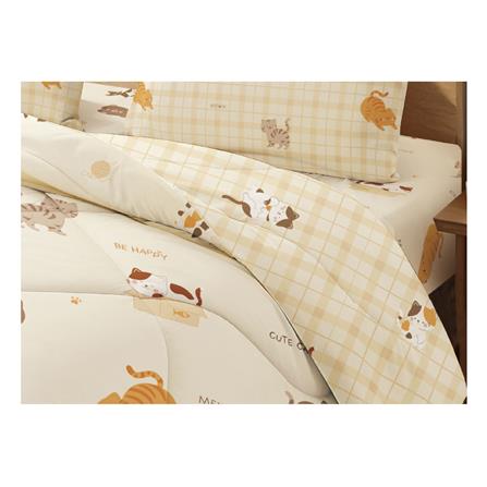 ชุดผ้าปูที่นอน 3.5 ฟุต (ชุด 4 ชิ้น) FROLINA MICROTEX DF066_1