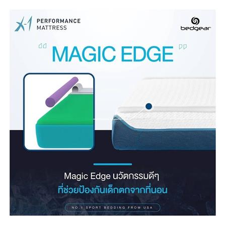 ที่นอน 3.5 ฟุต BEDGEAR X1 (พร้อมหมอนหนุน 1 ใบ)_9
