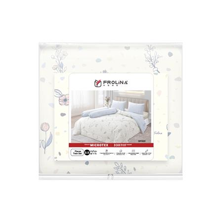 ชุดผ้าปูที่นอน 3.5 ฟุต (ชุด 4 ชิ้น) FROLINA MICROTEX DF069_4