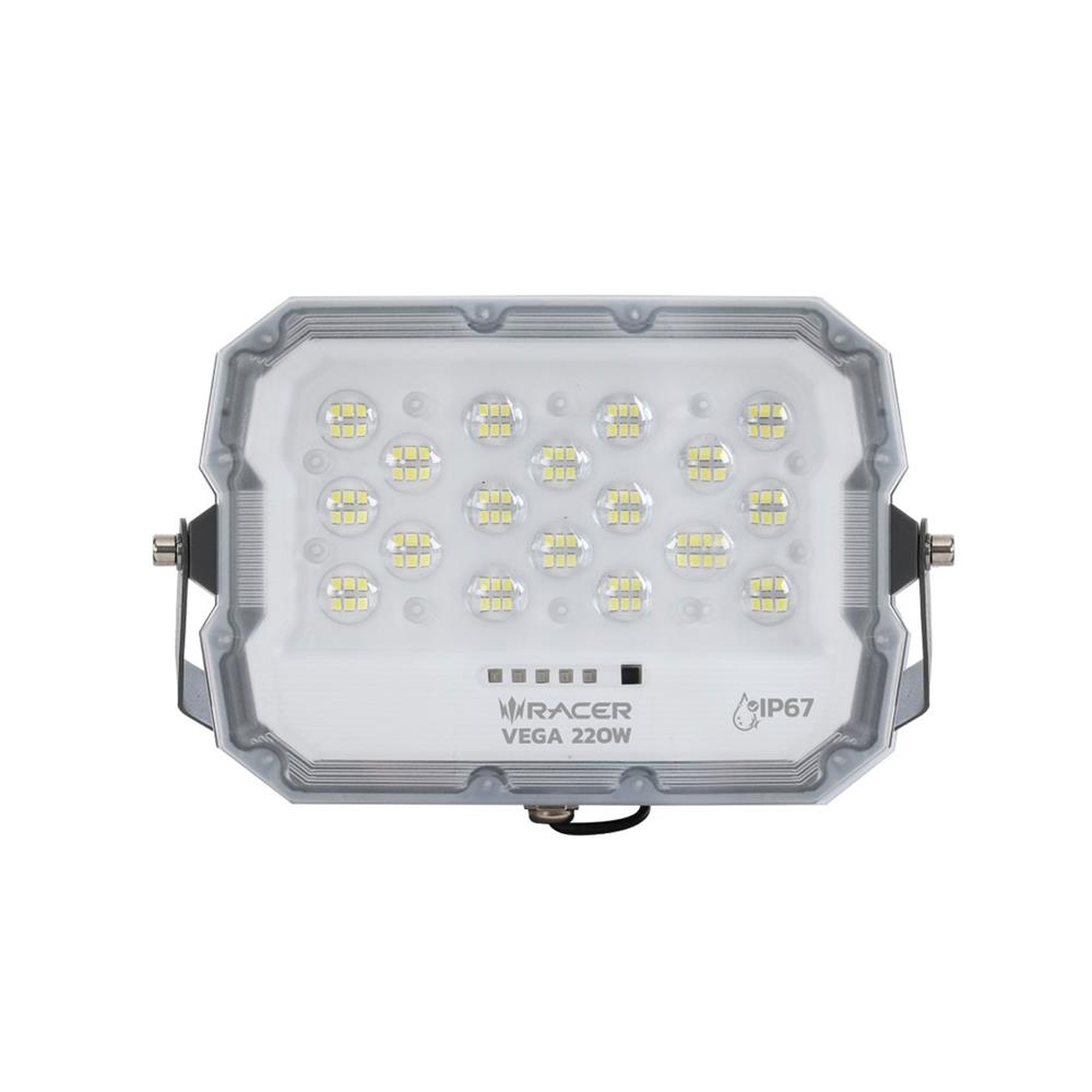 สปอตไลท์ SOLAR RACER VEGA 220 วัตต์ WARM WHITE สีขาว/เทา