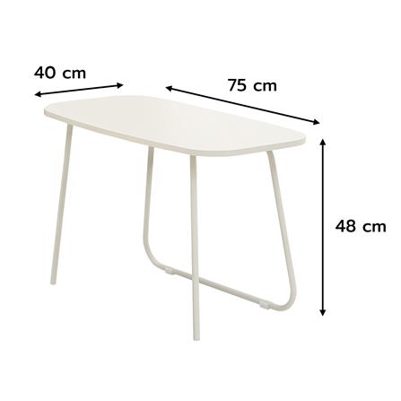 โต๊ะกลาง 2 ชิ้น FURDINI SECA 120 ซม. สีครีม_9