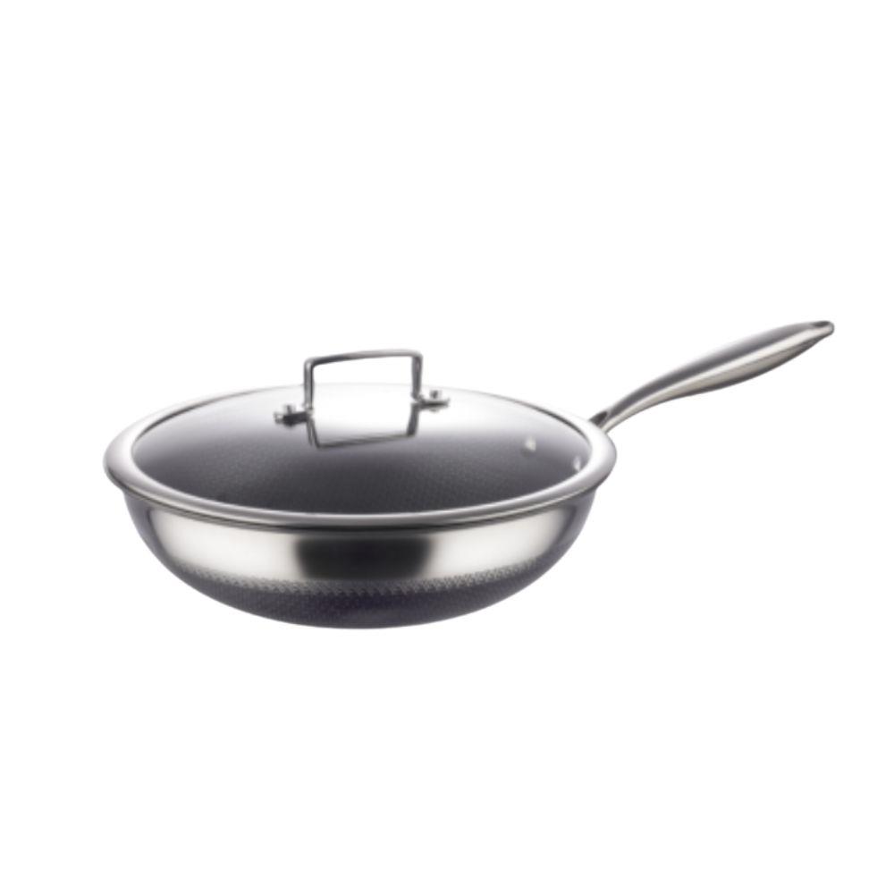 กระทะลึกสเตนเลส 30 ซม. AMERCOOK ARISTO PRO