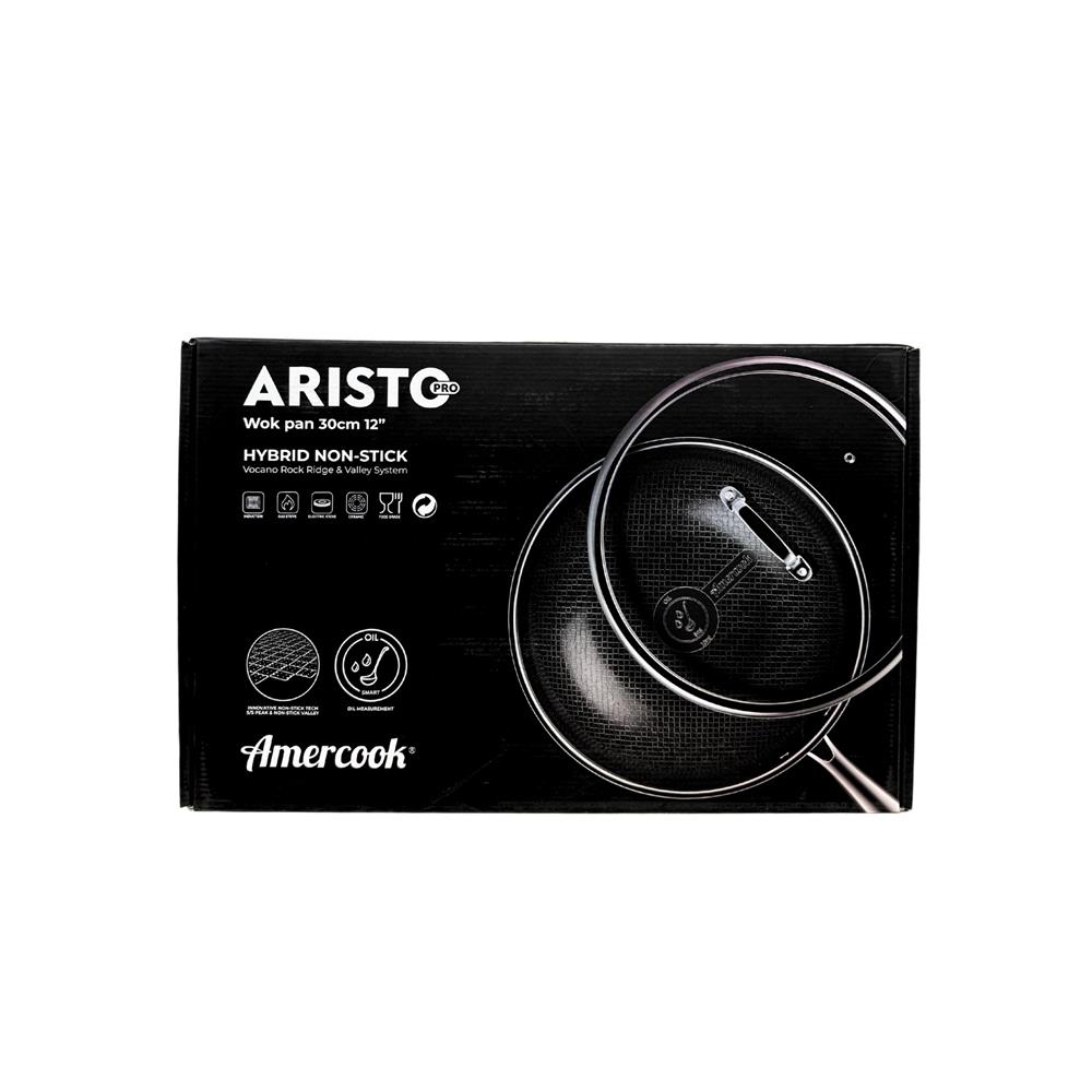 กระทะลึกสเตนเลส 30 ซม. AMERCOOK ARISTO PRO