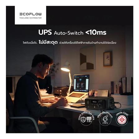 POWER BOX ECOFLOW RIVER 3 300 วัตต์ สีดำ_5