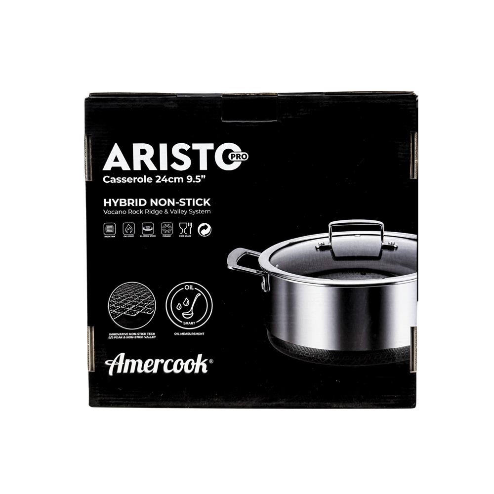 หม้อสเตนเลส 24 ซม. AMERCOOK ARISTO PRO