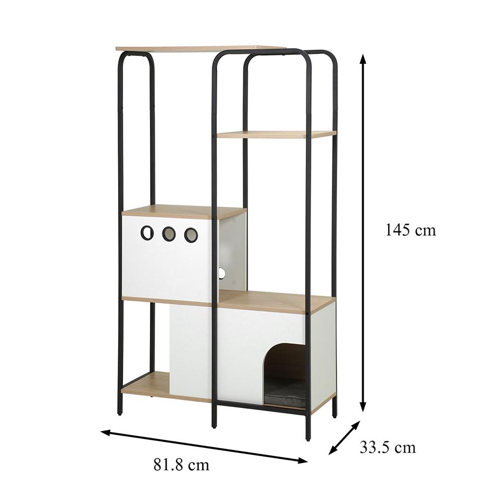 ชั้นวางของผสม 5 ชั้น FURDINI TINY GEN 2 81.8 ซม. สีธรรมชาติ/ขาว