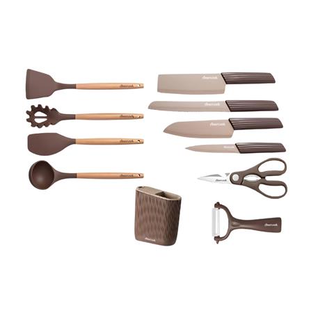 ชุดมีดและอุปกรณ์ทำอาหาร 11 ชิ้น AMERCOOK_1