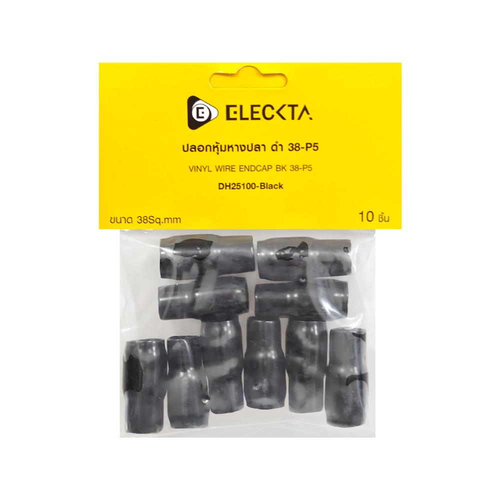 ปลอกหุ้มหางปลา ELECKTA 38-P5 สีดำ (แพ็ก 10 ชิ้น)