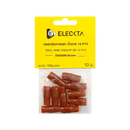 ปลอกหุ้มหางปลา ELECKTA 14-P10 สีน้ำตาล (แพ็ก 10 ชิ้น)_2