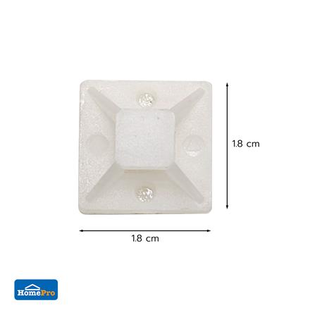 แป้นกาว ELECKTA 18X18 มม. สีขาว (แพ็ก 10 ชิ้น)_3