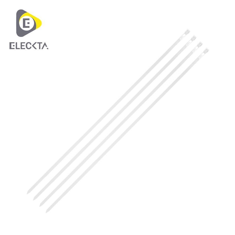 เคเบิ้ลไทร์ ELECKTA 16 นิ้ว สีขาว (แพ็ก 100 เส้น)