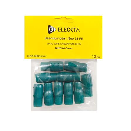 ปลอกหุ้มหางปลา ELECKTA 38-P5 สีเขียว (แพ็ก 10 ชิ้น)_2