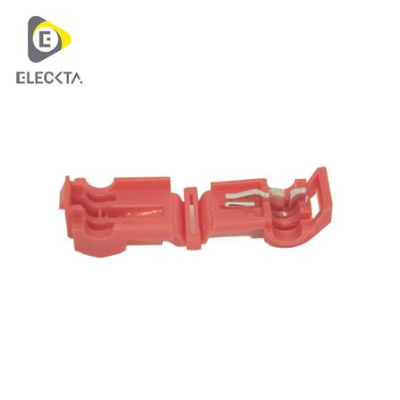 ตลับต่อสายไฟ ELECKTA 0.5 - 1.0 ตร.มม. สีแดง_0