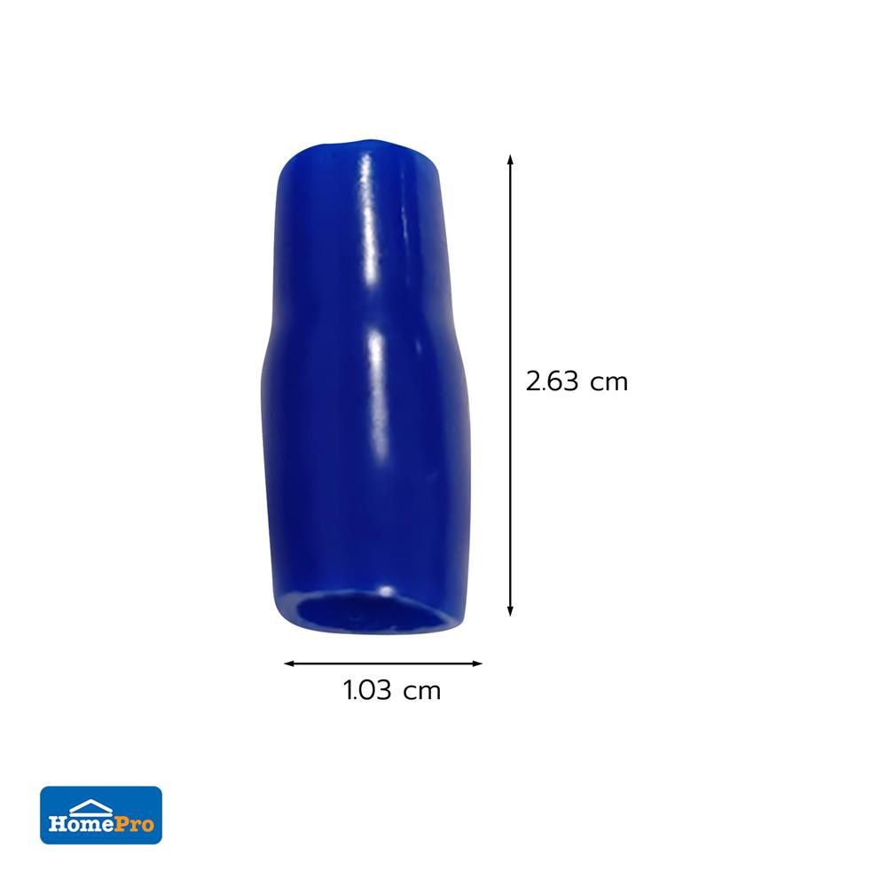 ปลอกหุ้มหางปลา ELECKTA 14-P10 สีฟ้า (แพ็ก 10 ชิ้น)