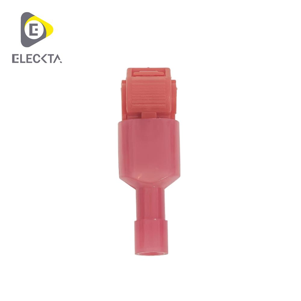 ขั้วต่อสายไฟ ELECKTA 0.5-1.0 ตร.มม. สีแดง (แพ็ก 20 ชิ้น)