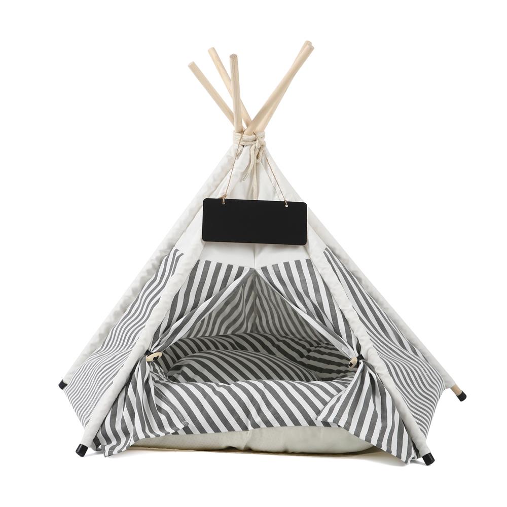 บ้านกระโจมสัตว์เลี้ยง DPETT ลายทาง