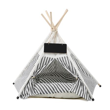 บ้านกระโจมสัตว์เลี้ยง DPETT ลายทาง_0