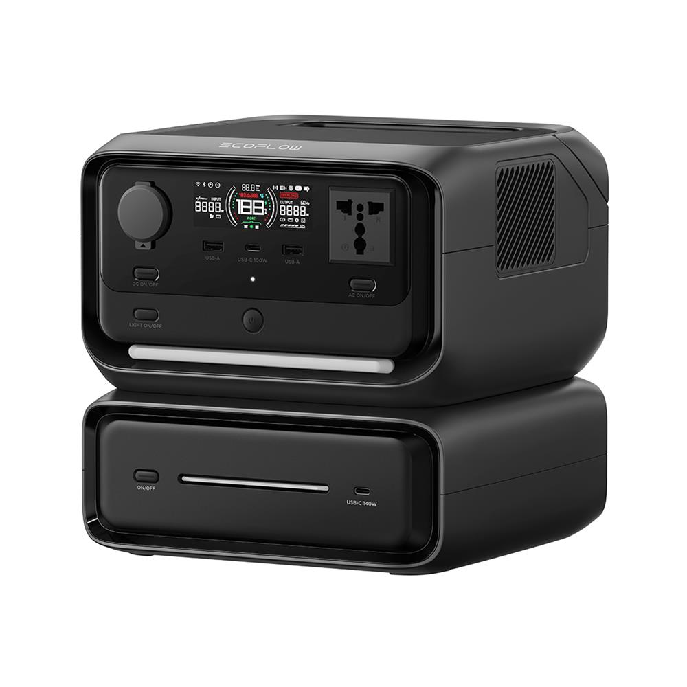 POWER BOX ECOFLOW RIVER 3 MAX 600 วัตต์ สีดำ