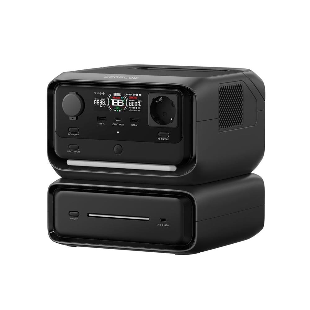 POWER BOX ECOFLOW RIVER 3 MAX 600 วัตต์ สีดำ