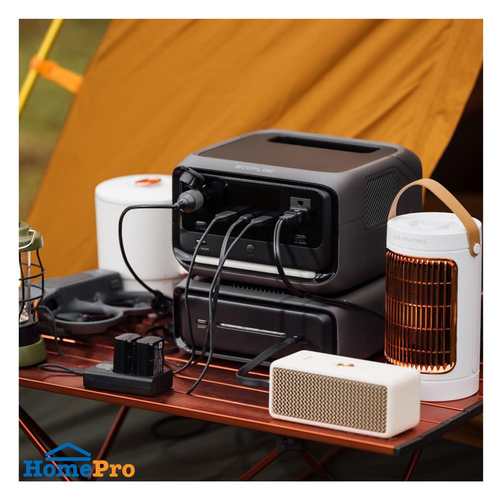 POWER BOX ECOFLOW RIVER 3 MAX 600 วัตต์ สีดำ