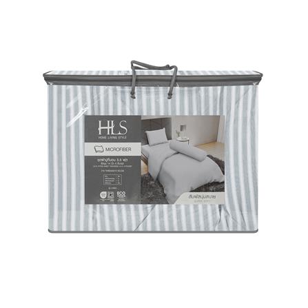 ชุดผ้าปูที่นอน 3.5 ฟุต (ชุด 4 ชิ้น) HOME LIVING STYLE LINEA สี GREY_4