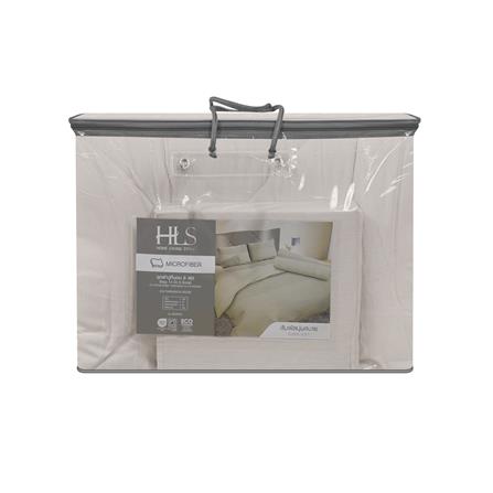 ชุดผ้าปูที่นอน 5 ฟุต (ชุด 6 ชิ้น) HOME LIVING STYLE SERENO สี KHAKI_4