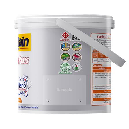 สีน้ำทาภายนอก ชนิดกึ่งเงา CAPTAIN WELLTECH PLUS BASE A 1 แกลลอน_2