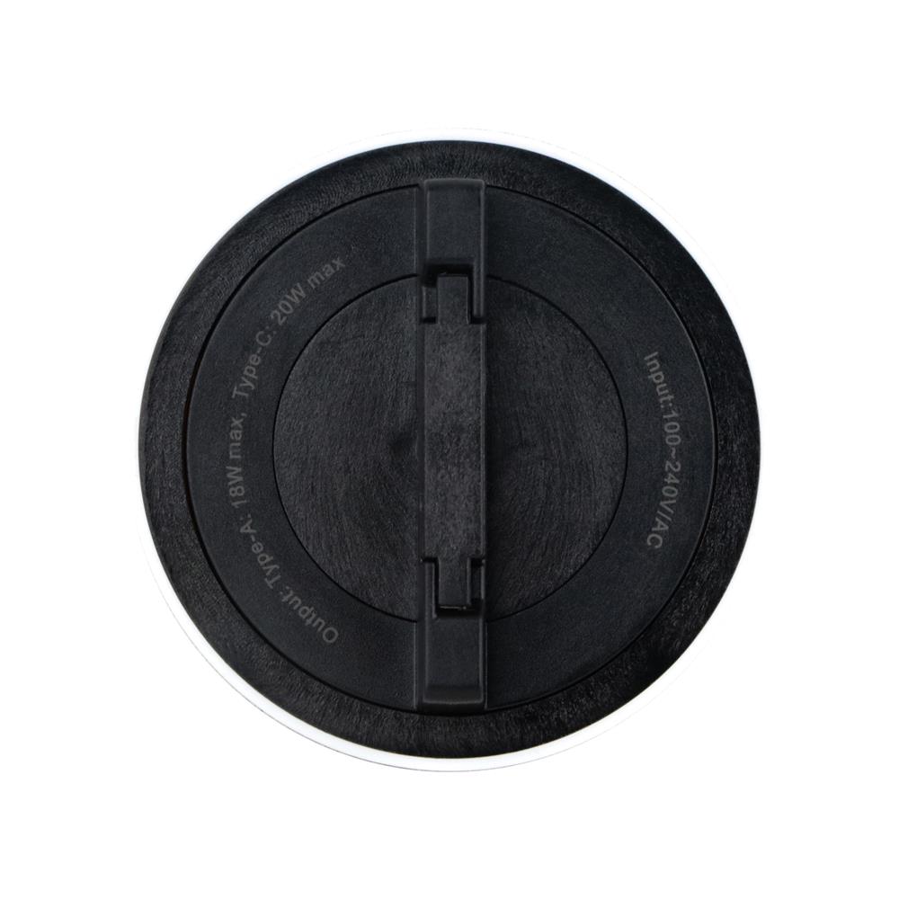 เต้ารับไร้สาย HACO USB TYPE A/C TR-USB/ACQ-WE สีขาว