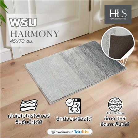 พรม HOME LIVING STYLE HARMONY 45X70 ซม. สีเทา_8