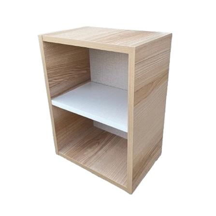 ตู้โล่ง 2 ชั้น FURDINI FINE 30 ซม. ลายไม้/ขาวผ้า/ครีมผ้า_2