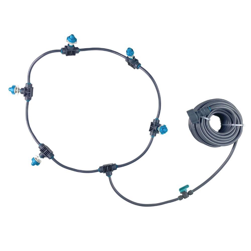 ชุดพ่นหมอก D.I.Y 5 หัว FUJIN พร้อมสายไมโคร 6 มม.X10 ม.