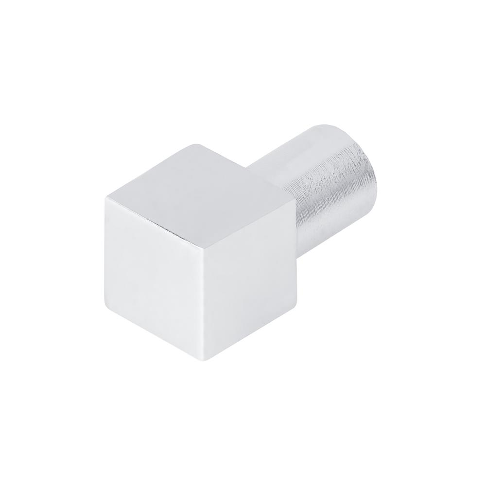 ตัวปิดมุมคิ้วอะลูมิเนียมแบบเหลี่ยม DP DL 121 12 มม. สีเงินเงา