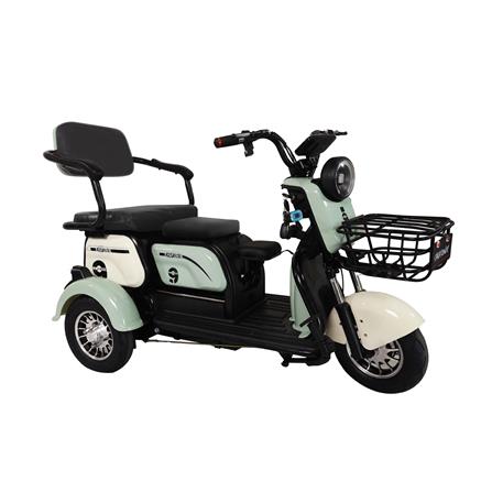สกู๊ตเตอร์ไฟฟ้า 3 ล้อ SAGASONIC X6 สีขาว/เขียว_0