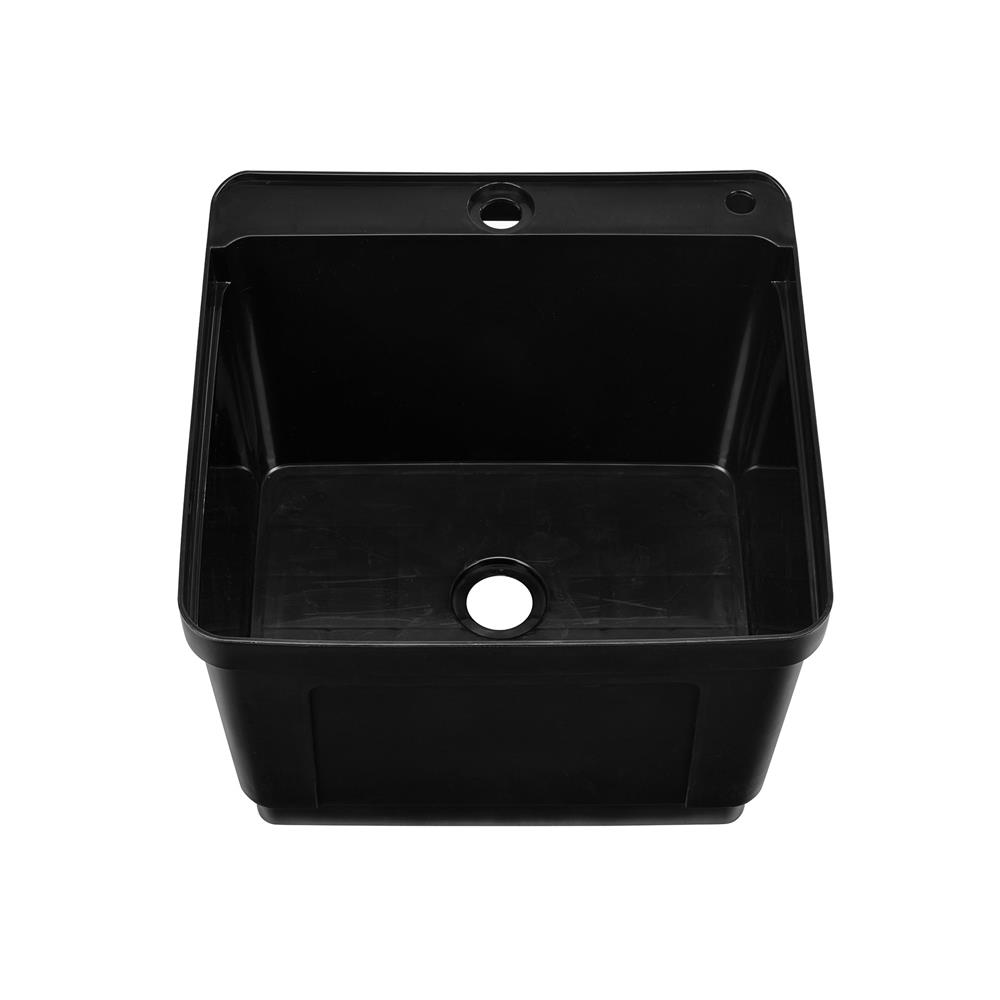 ซิงค์ขาตั้งพลาสติก 1 หลุม INFO BS5048 สีดำ