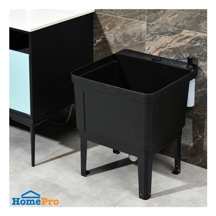 ซิงค์ขาตั้งพลาสติก 1 หลุม INFO BS5048 สีดำ_7