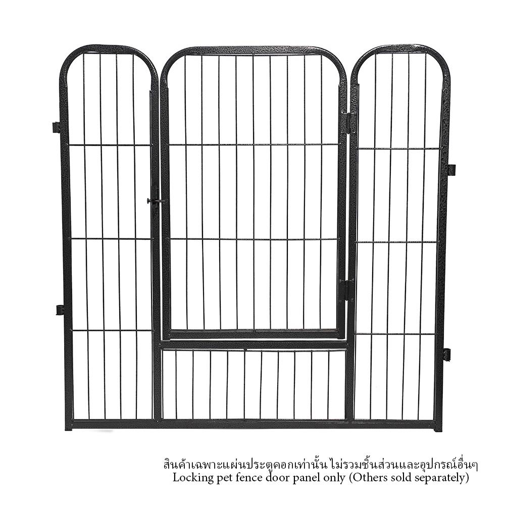แผ่นประตูคอกสัตว์เลี้ยง PETUS 80x80ซม.สีเทา