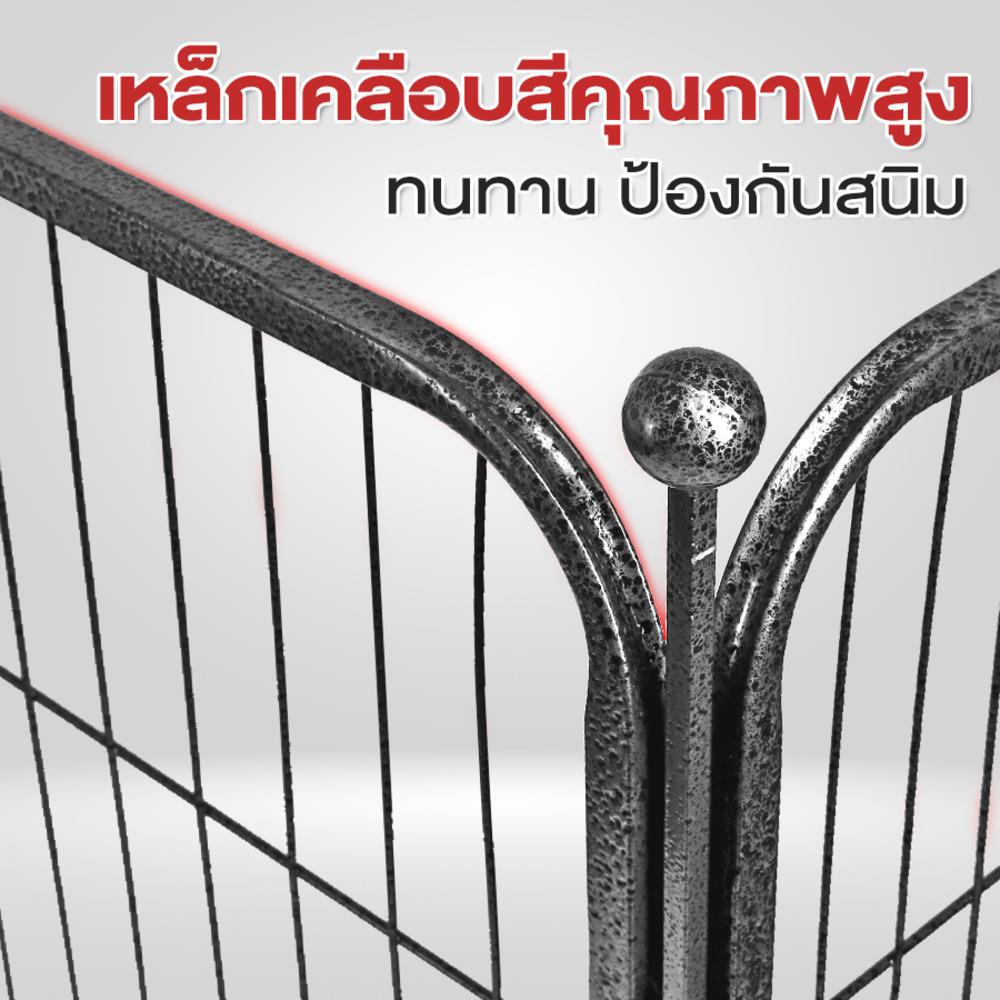 แผ่นประตูคอกสัตว์เลี้ยง PETUS 80x80ซม.สีเทา