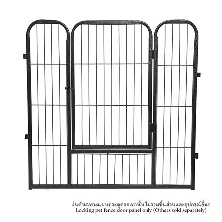 แผ่นประตูคอกสัตว์เลี้ยง PETUS 80x80ซม.สีเทา_0