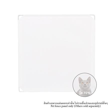 แผ่นคอกสัตว์เลี้ยงเรซิ่น PETUS 35 ซม. สีใส_0